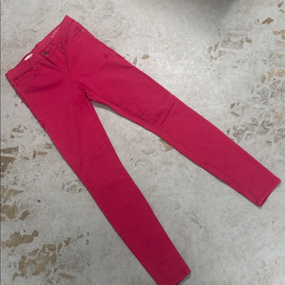 GAP Pinky Red Legging Jeans Size 27 LIKE NEW Skinny Jean
